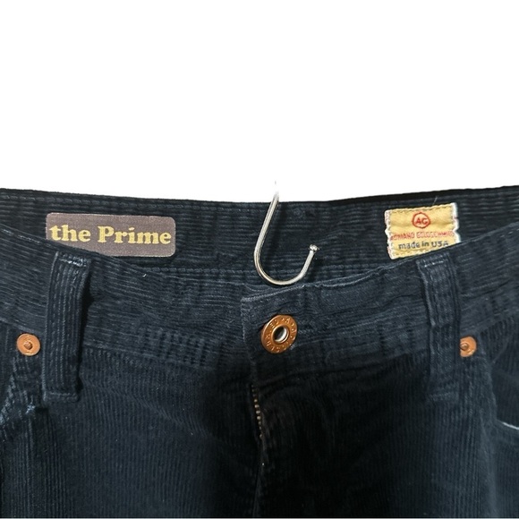 EUC - AG Adriano Goldschmied The Prime Coduroy Pants - black - size 34x32 - Picture 3 of 4